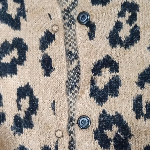 Olsen Cora Long Cardigan Sweater Golden Glam L 14 - Picture 4 of 11